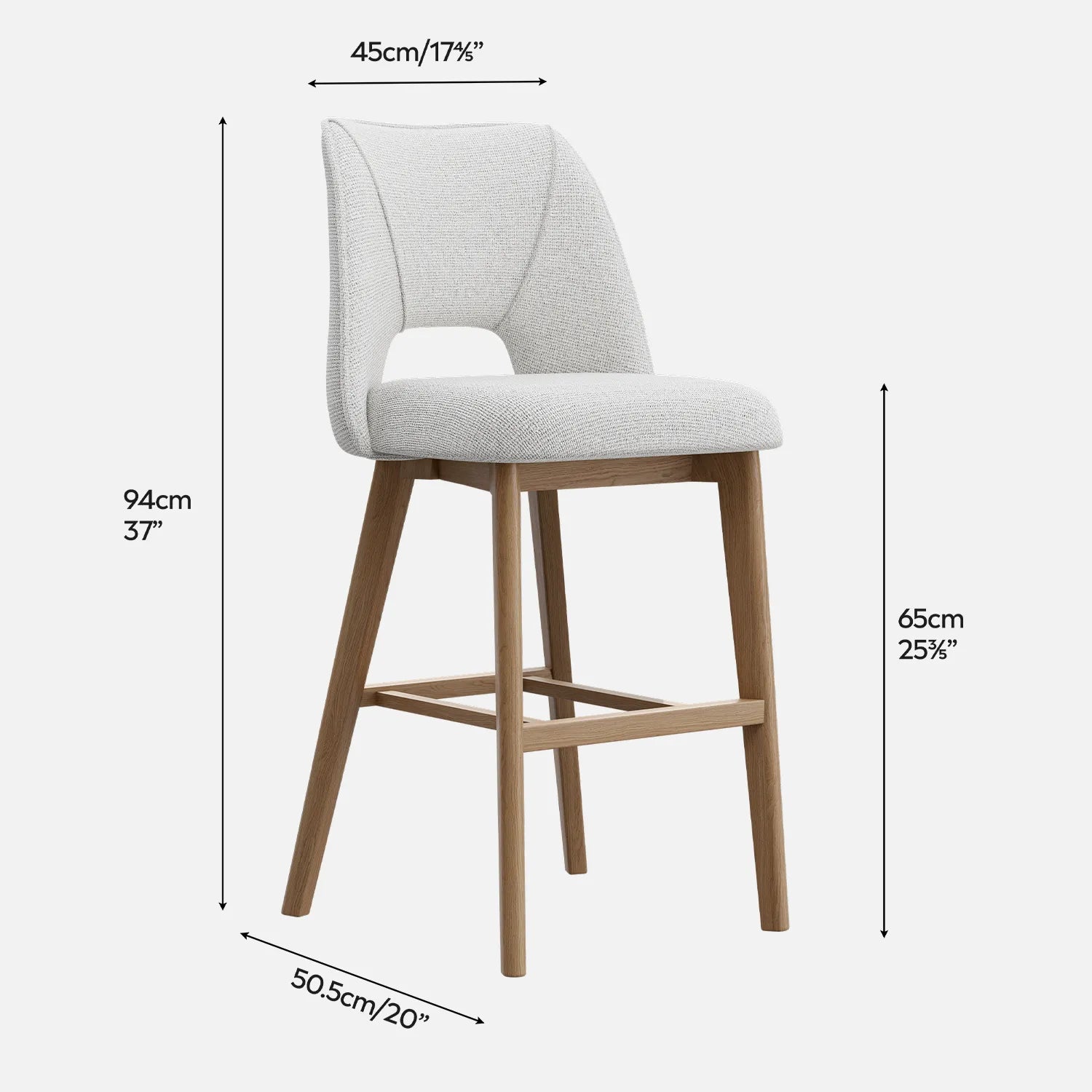 ŌSLO - Tabouret de bar