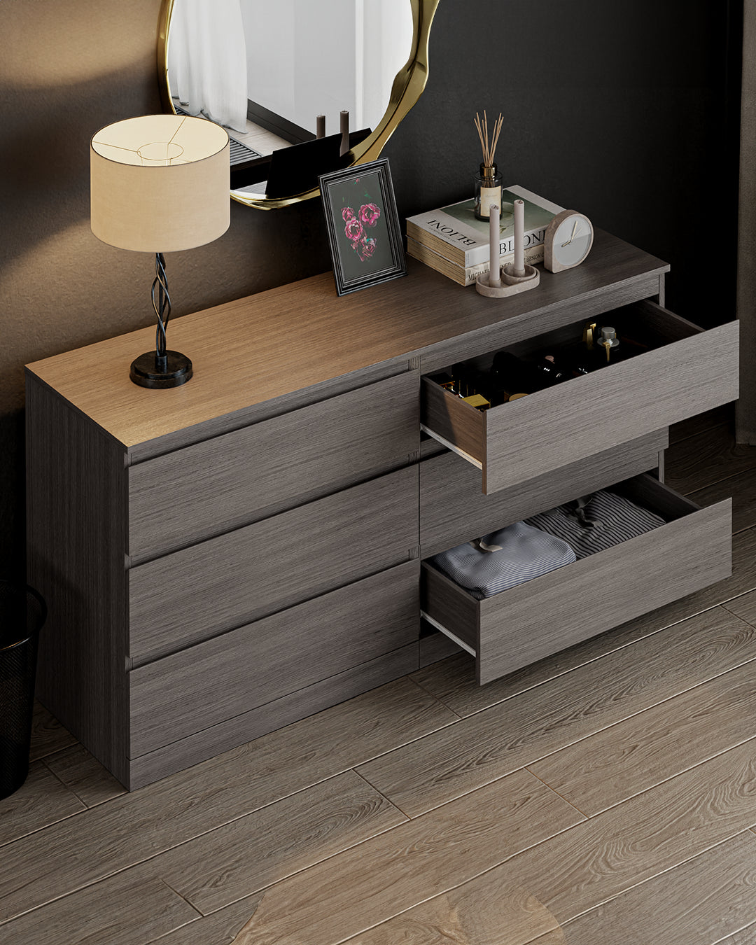 OLIT - 6-Drawer Dresser