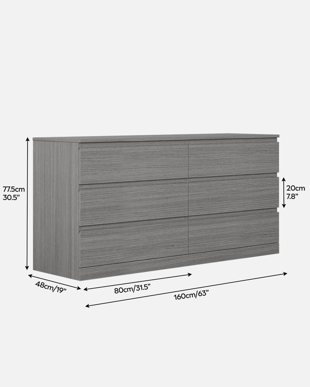 OLIT - 6-Drawer Dresser