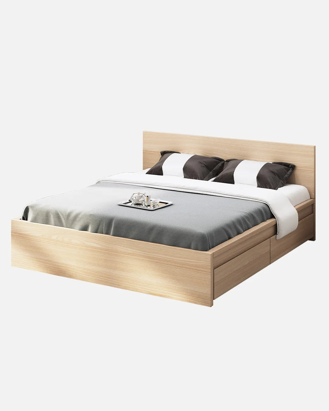 OREPO - Bed Frame with Storage